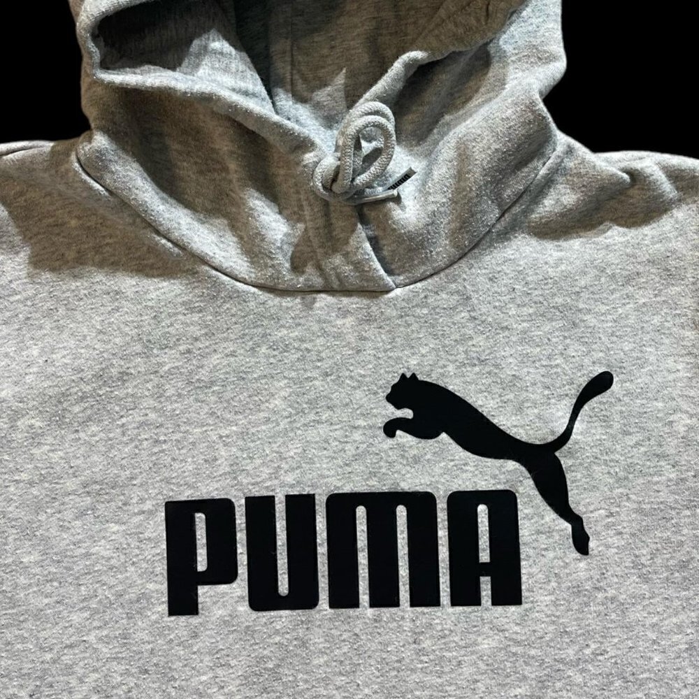 Womens Grey Puma hoodie sweatshirt - Picture 2 of 5